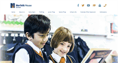 Desktop Screenshot of norfolkhouseschool.org